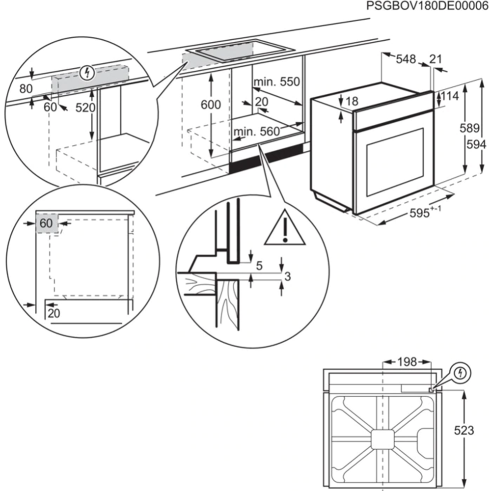 Духовой шкаф electrolux opea2350v