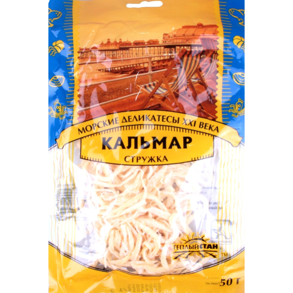 Кальмар сушеный Теплый стан, стружка, соленый, 50 г купить в Минске ...