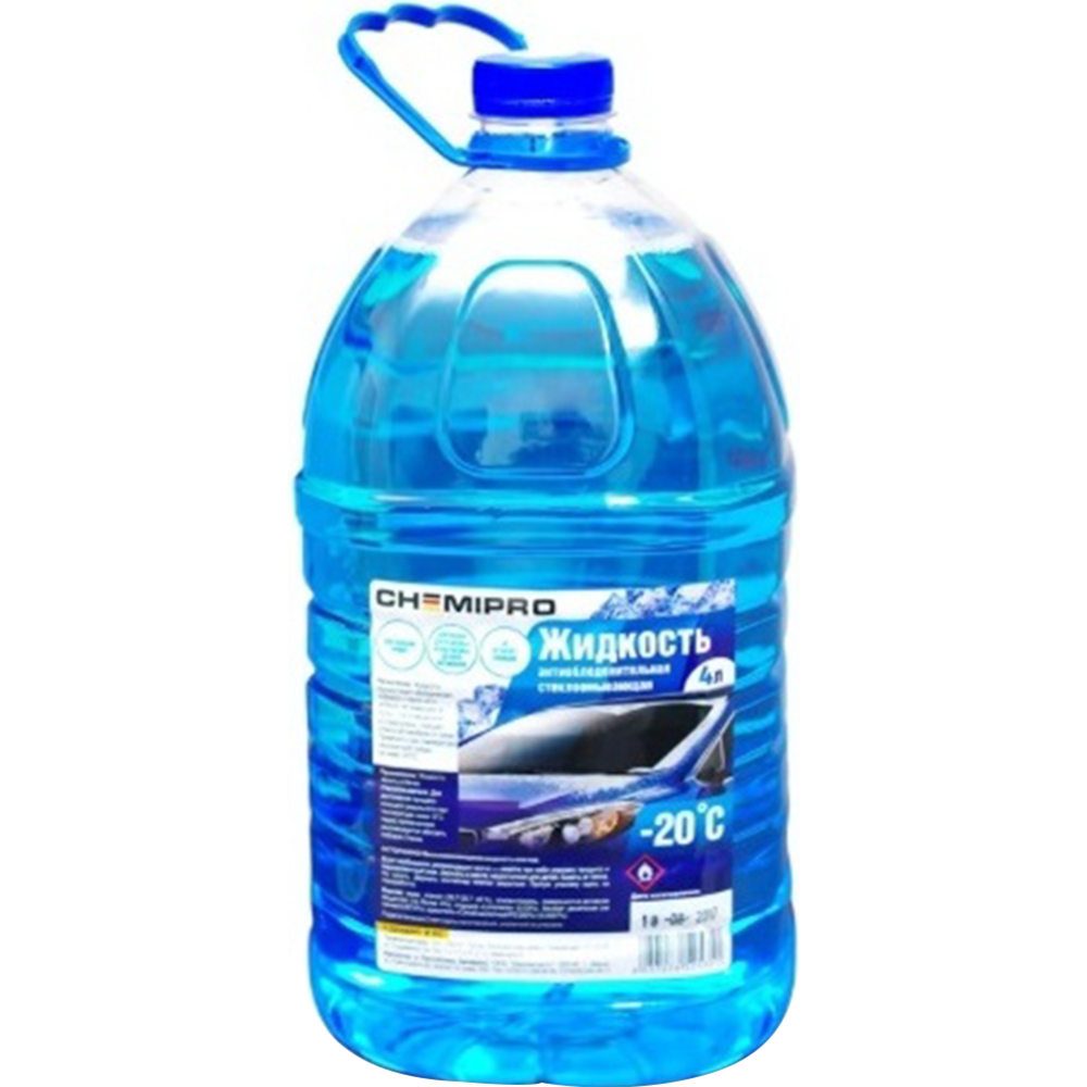 Стеклоомыватель «Chemipro» зимний, -20°С, CH003, лимон, 4 л #0