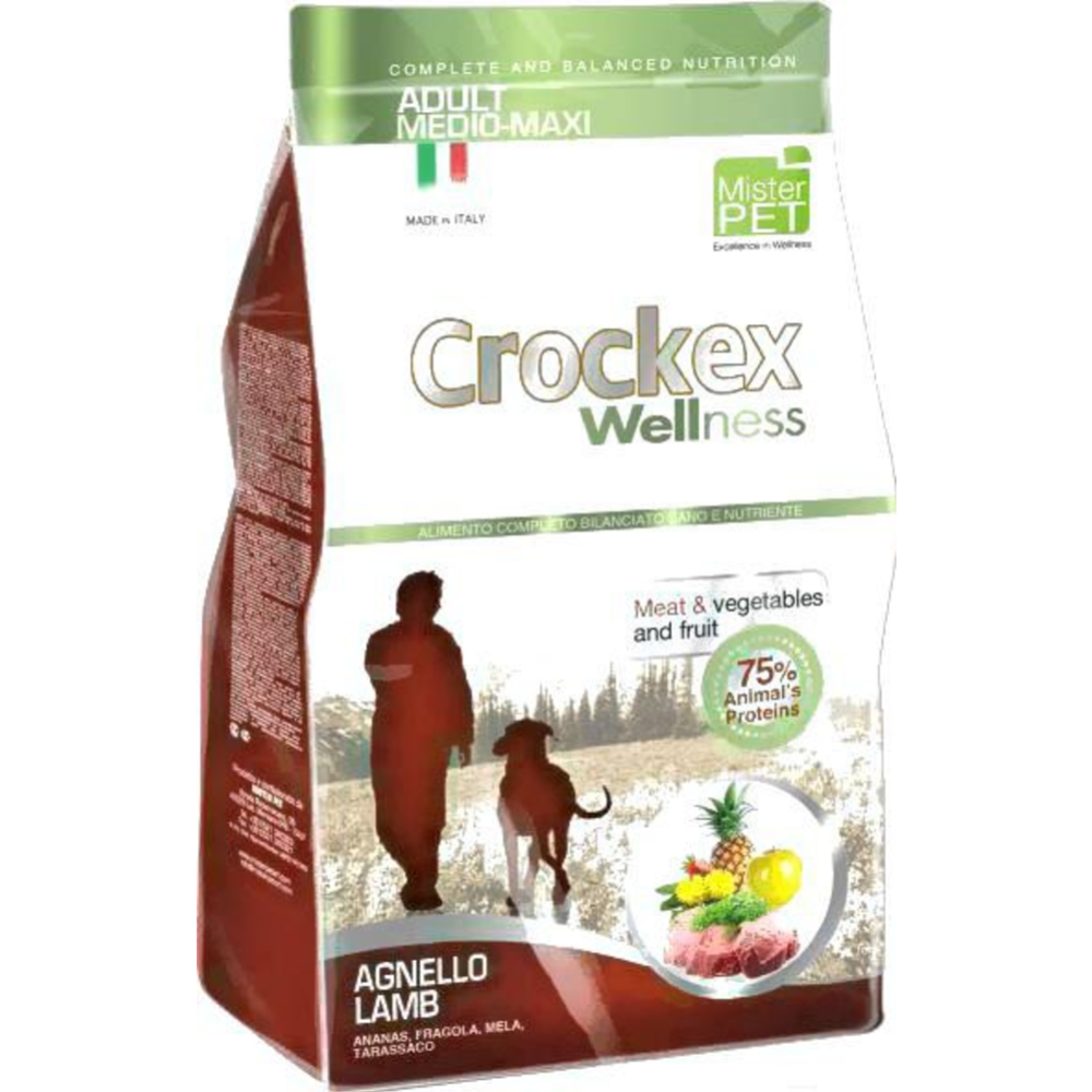 Корм для собак «Crockex Wellness» Adult Lamb & Rice, с ягненком и рисом ...