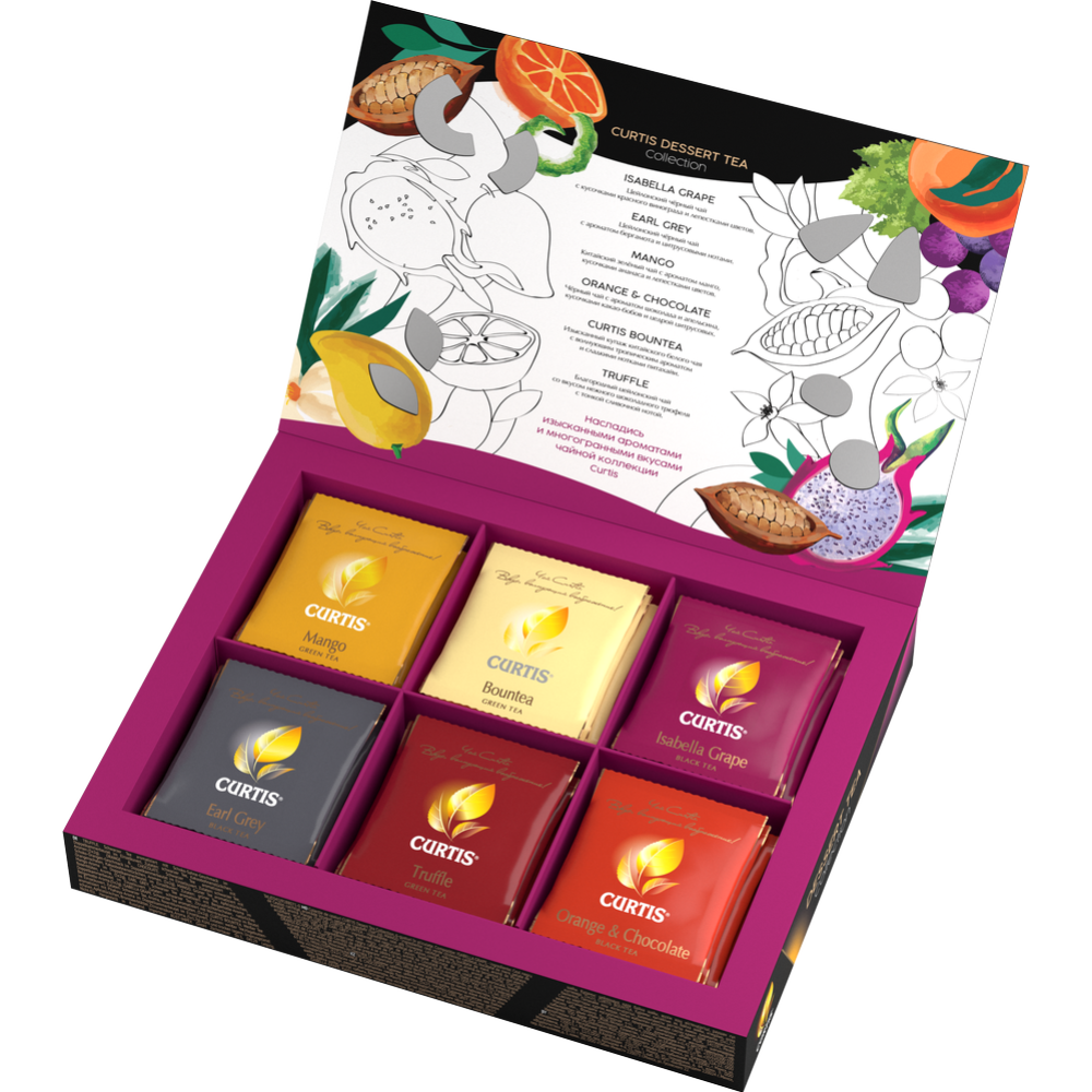 Набор чая «Curtis» Dessert Tea Collection, 58.5 г купить с доставкой ...