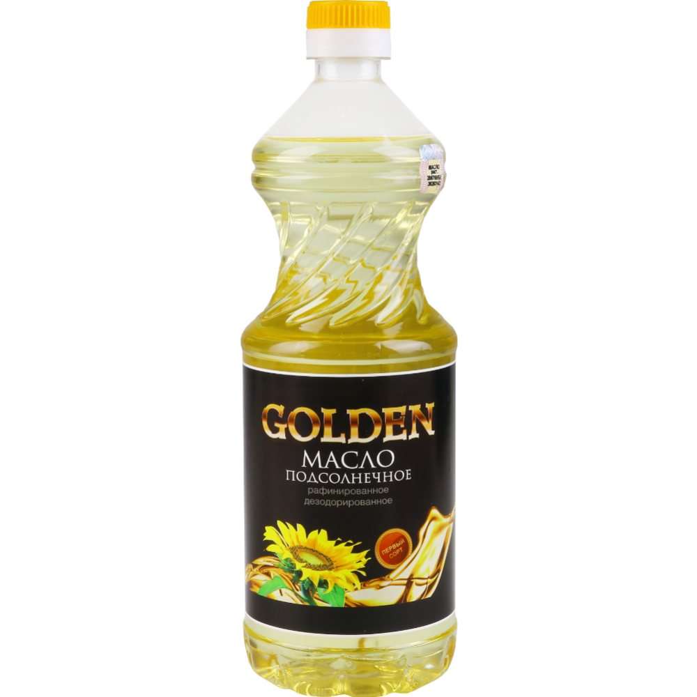 Масло подсолнечное «Golden» рафинированное, 800 мл #0