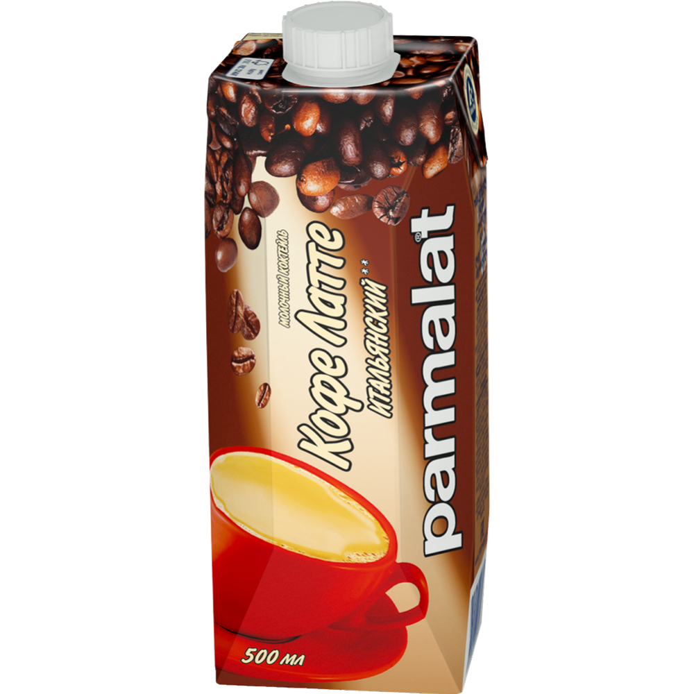 Молочный коктель «Parmalat» с кофе, латте, 2.3%, 500 мл купить с ...