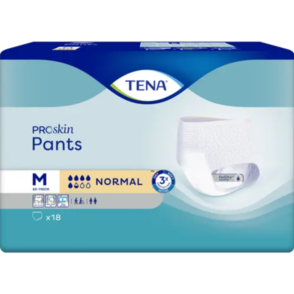 Трусы впитывающие для взрослых «Tena» Pants Normal, Medium, 18 шт ...
