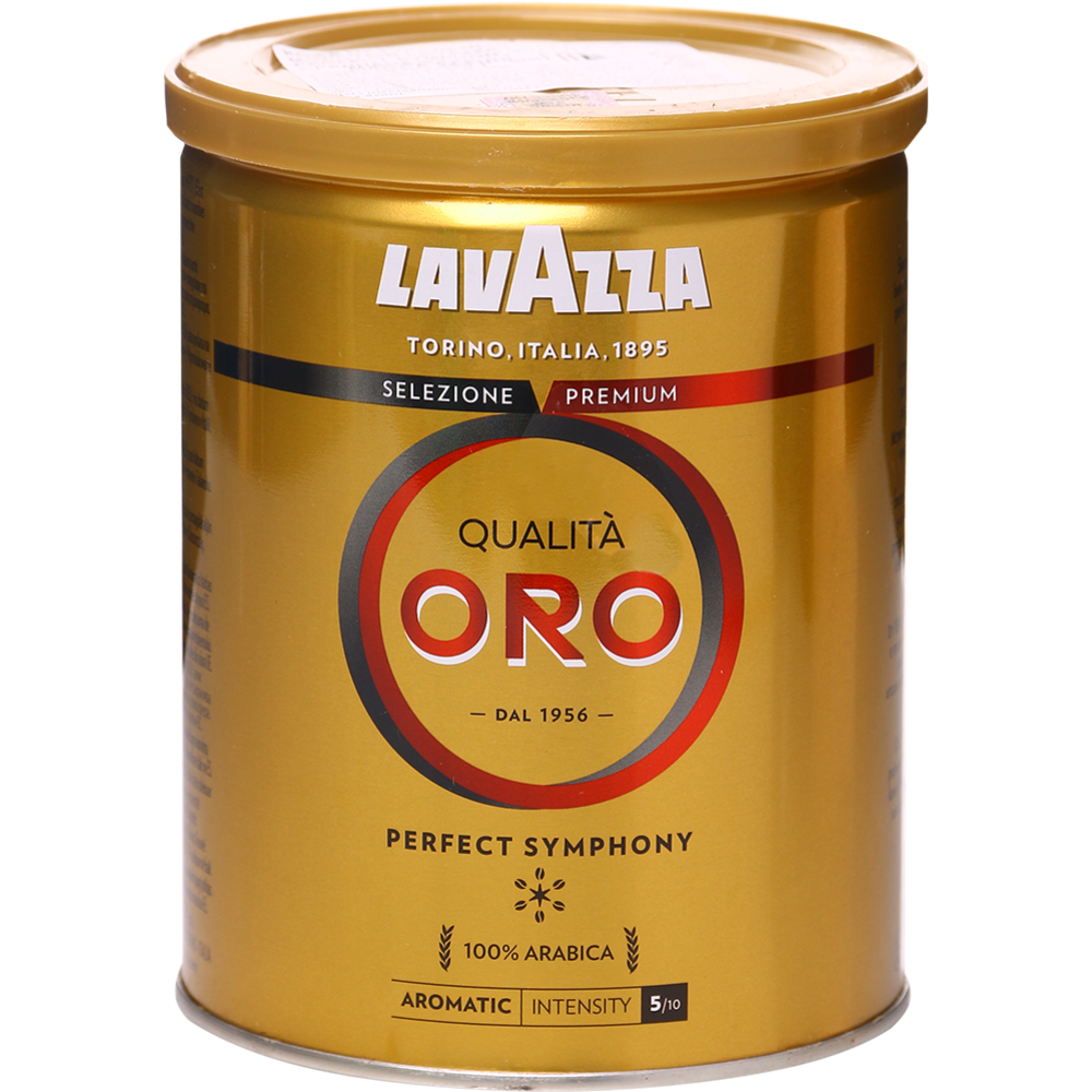 Кофе молотый «Lavazza» Qualita Oro, банка, 250 г #0