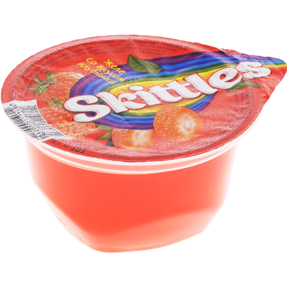 Желе пастеризованное «Skittles» со вкусом клубники, 150 г #0