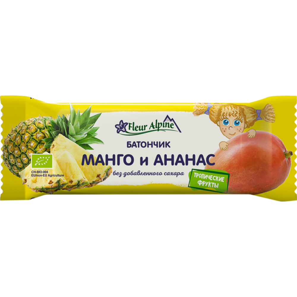 Батончик детский «Fleur Alpine» манго-ананас, 20 г купить в Минске ...