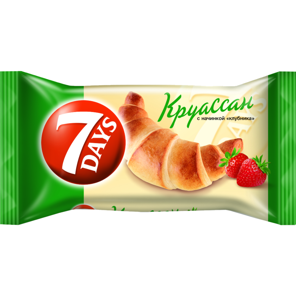Круассан «7 Days» c клубникой, 65 г купить в Минске: недорого, в ...