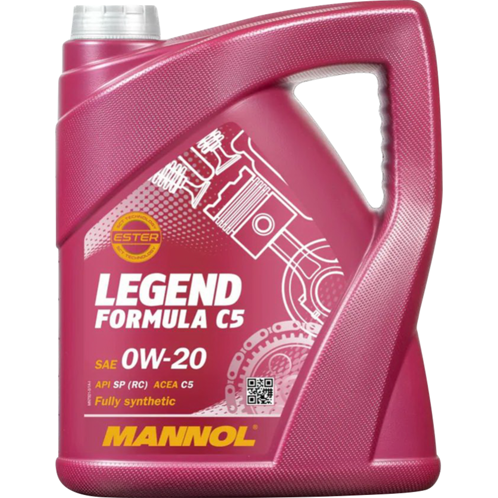 Масло моторное «Mannol» 7921 Legend Formula C5 0W-20 Api SP, 5 л купить ...