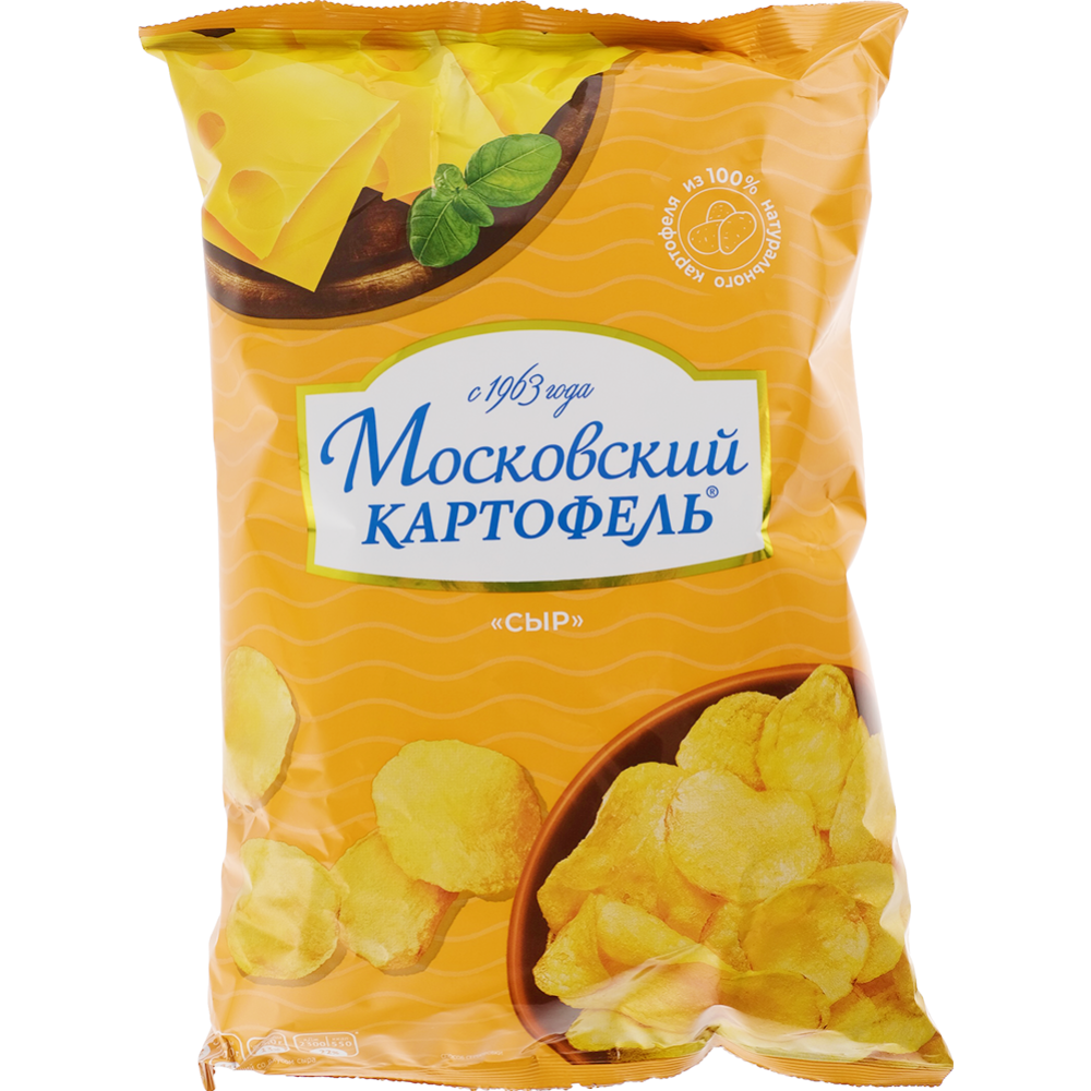 Чипсы «Московский Картофель» со вкусом сыра, 130 г купить с доставкой ...