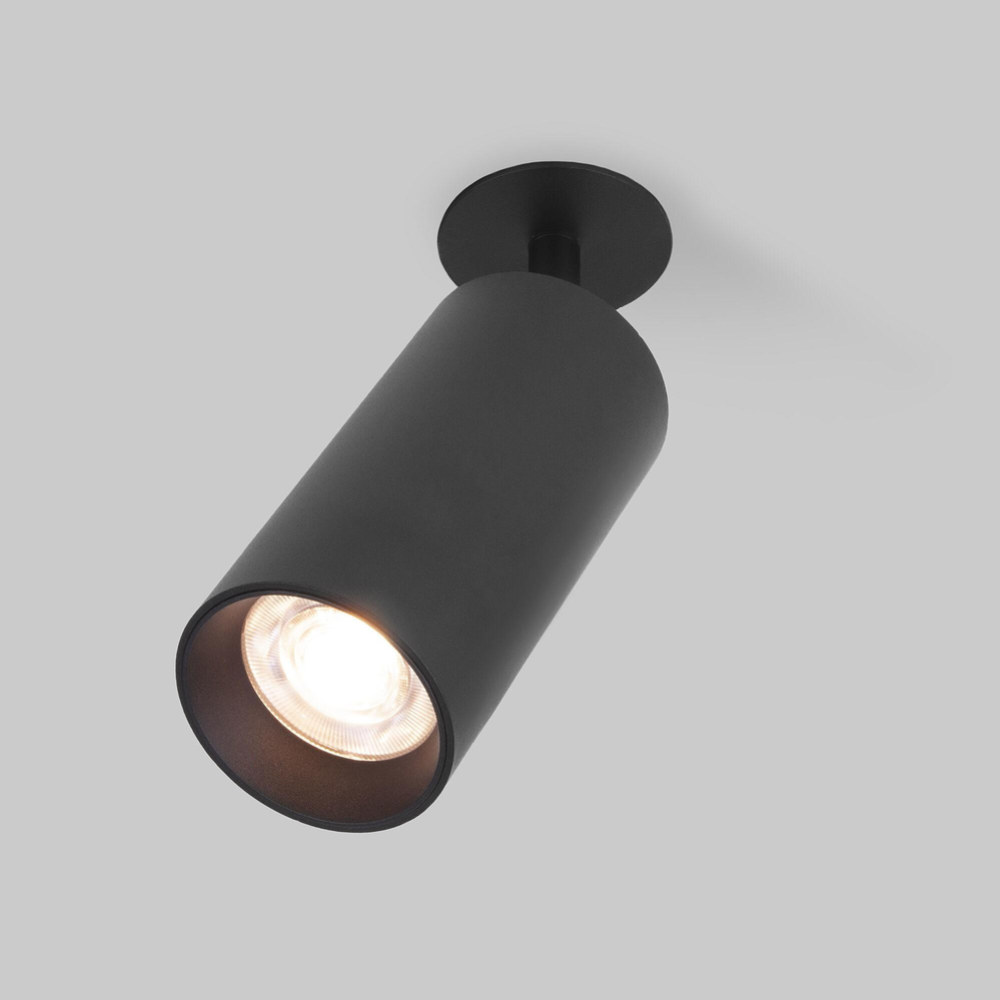 Точечный светильник «Elektrostandard» Diffe, 25066/LED, a058211, черный ...