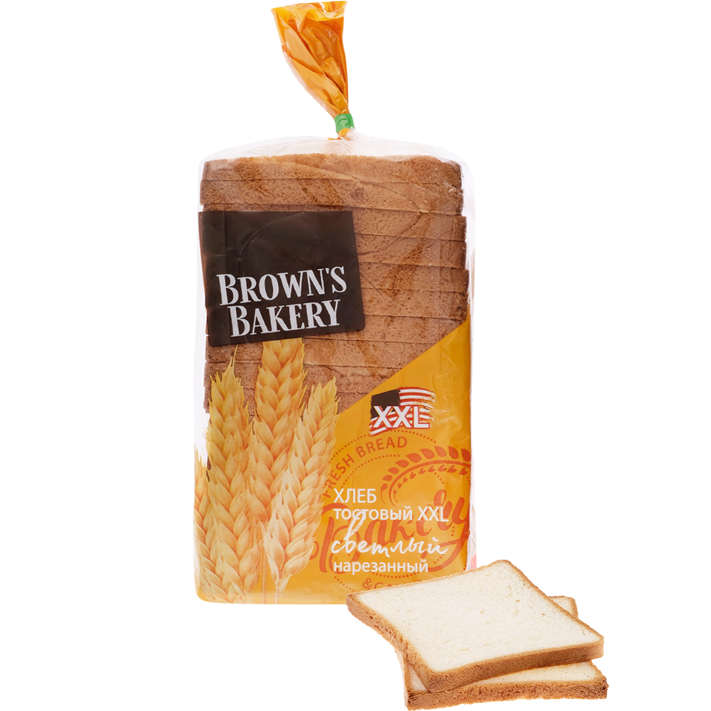 Хлеб тостовый «Brown's Bakery» XXL, нарезанный, 500 г. купить с ...