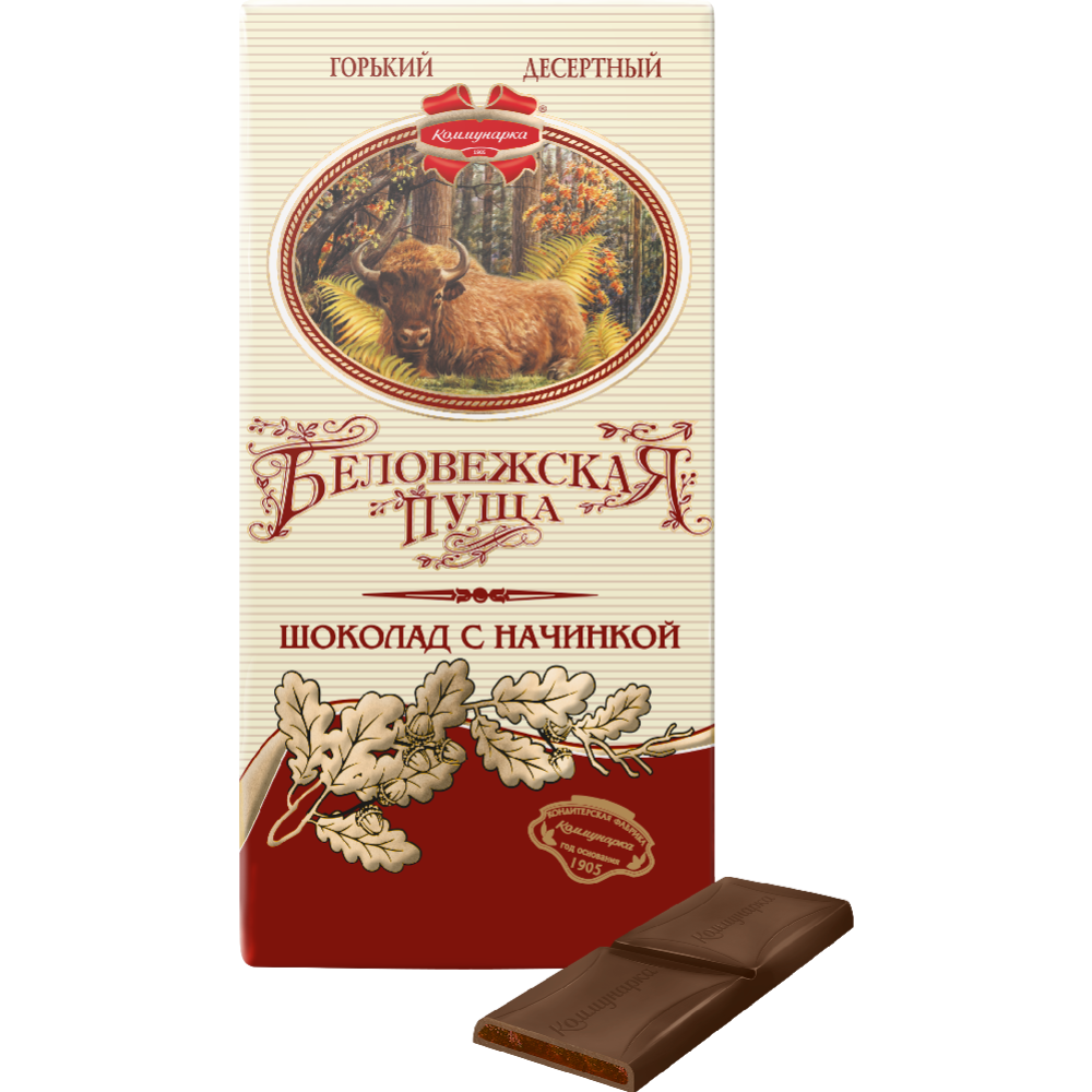 Шоколад «Коммунарка» Беловежская пуща, горький, 100 г #0