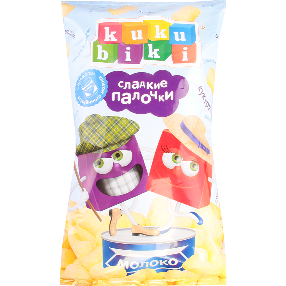 Кукурузные палочки «Kukubiki» с ароматом сгущенного молока 120 г купить ...