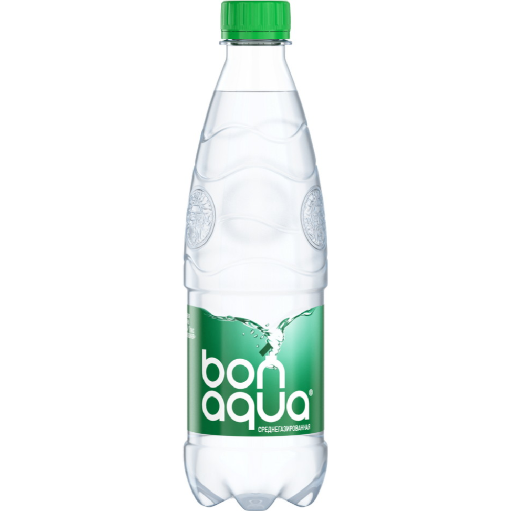 Вода питьевая «Bonaqua» среднегазированная, 500 мл #0