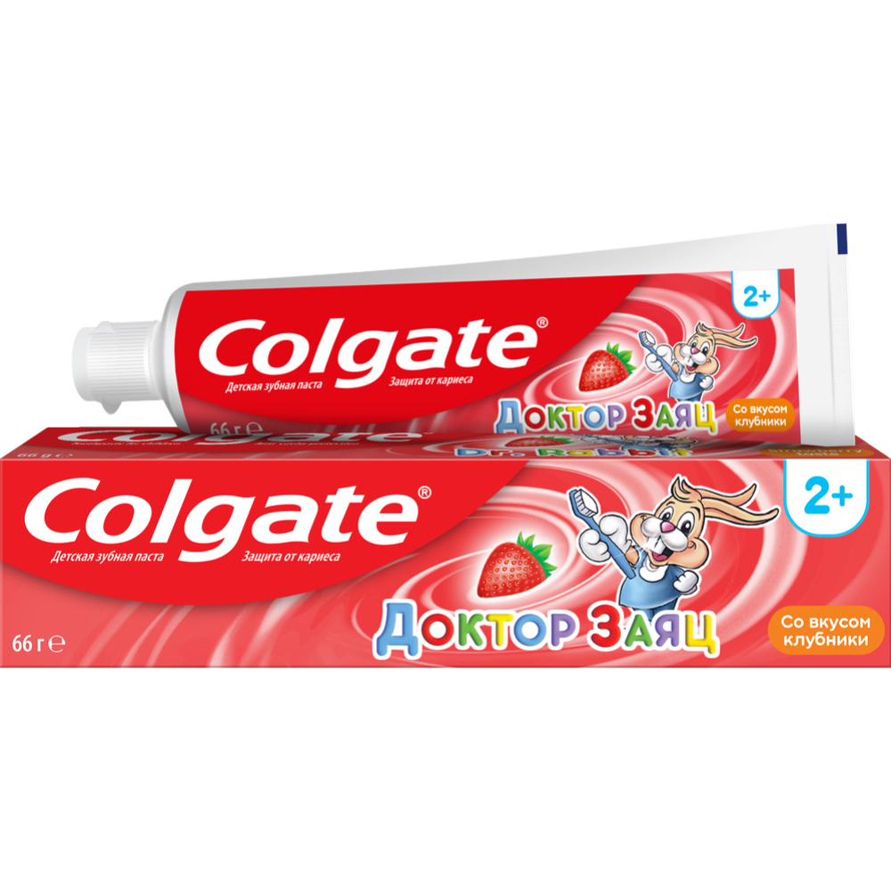 Зубная паста «Colgate»Доктор заяц, со вкусом клубники, 50 мл #1