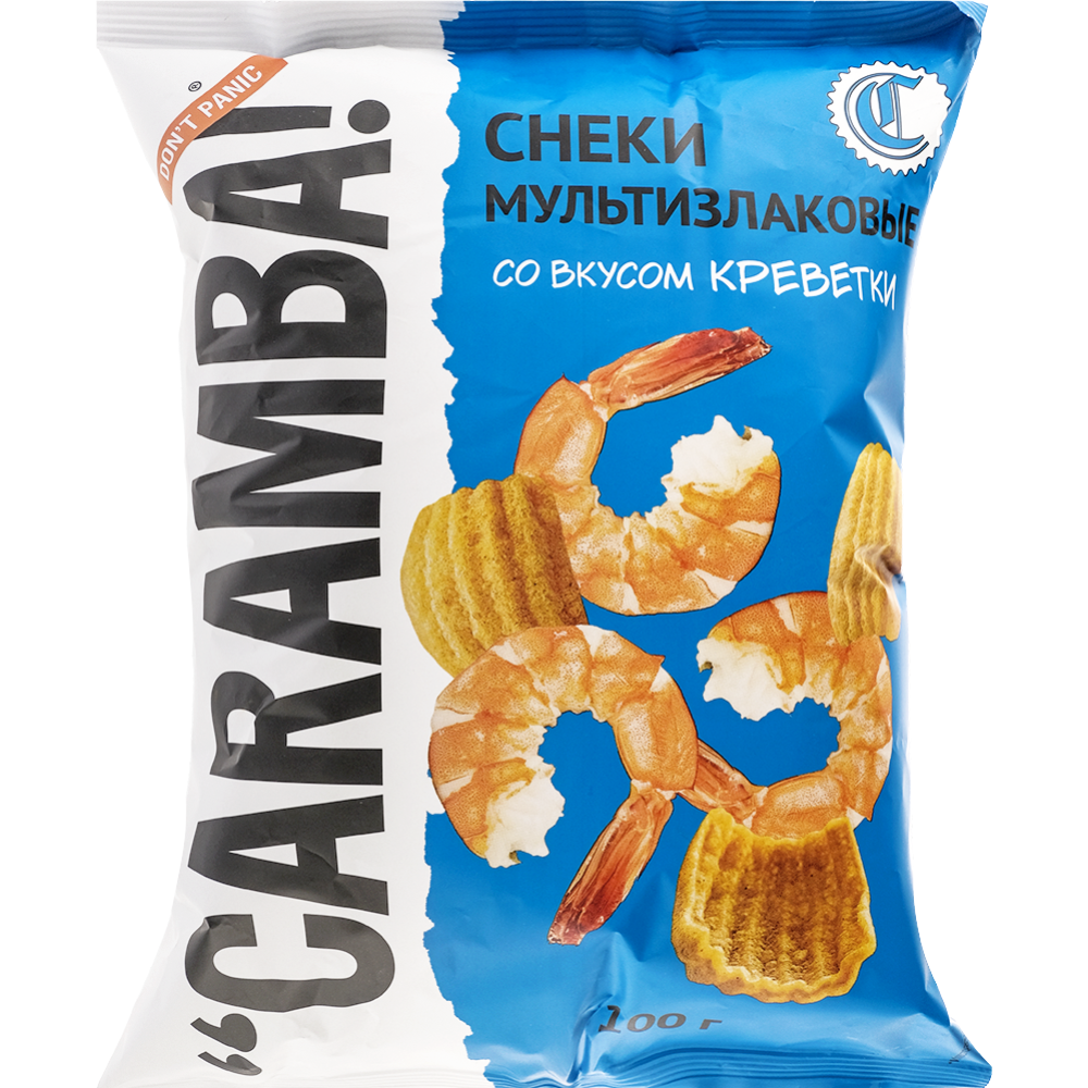 Снеки мультизлаковые «Caramba» со вкусом креветки, 100 г купить в ...