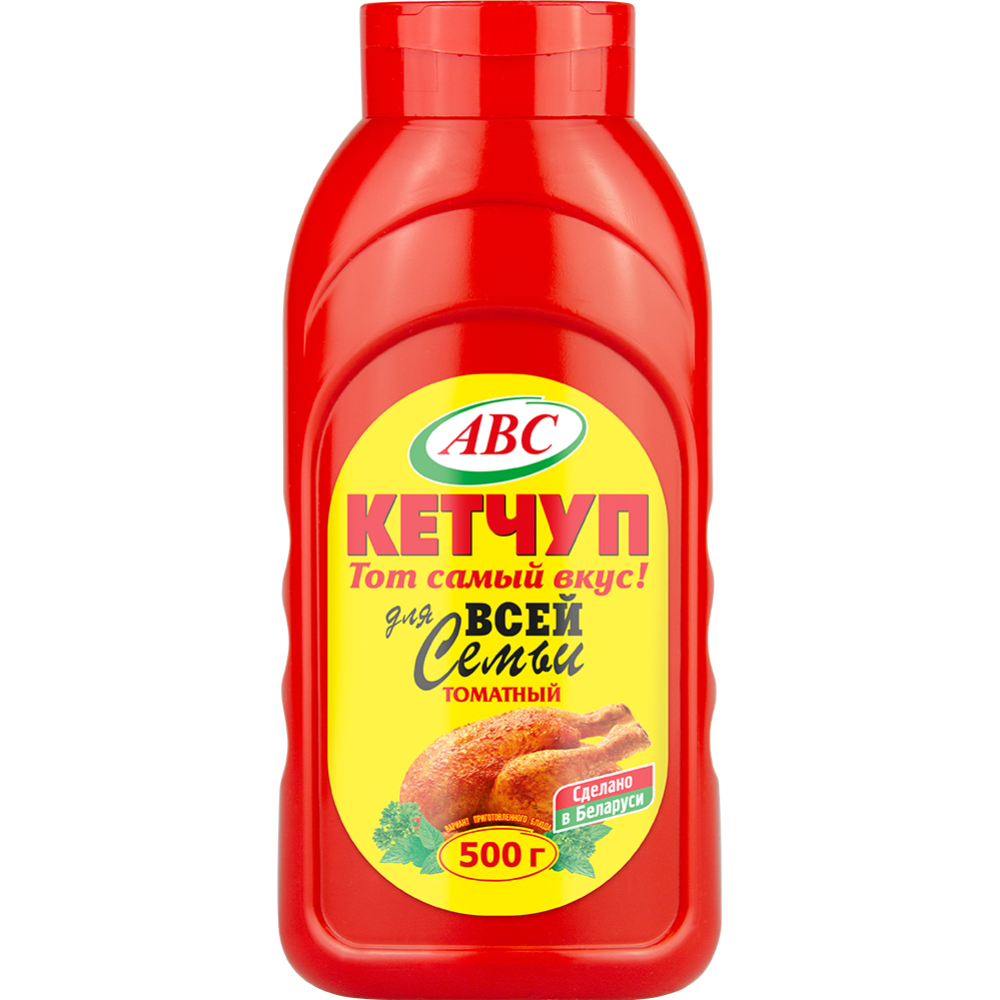 Кетчуп «АВС» томатный для всей семьи, 500 г #0