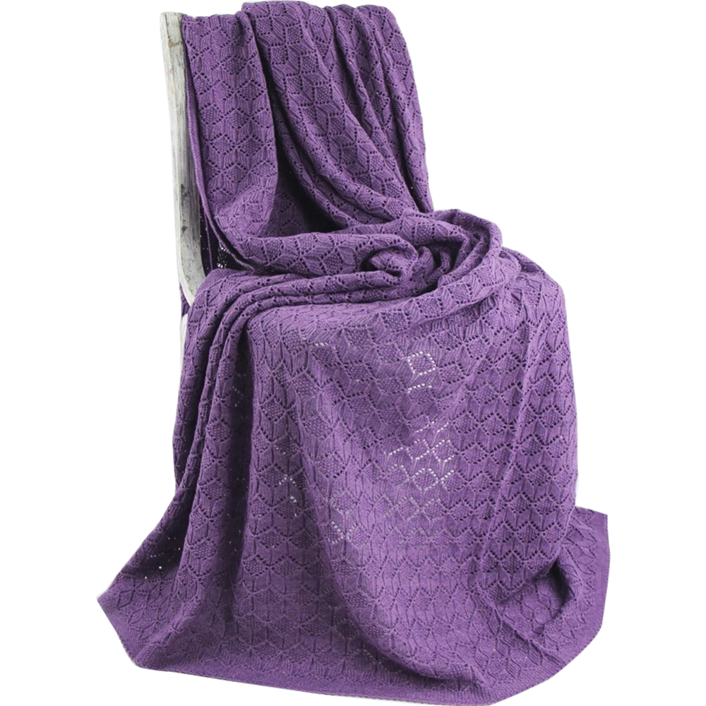 Плед «Polesie» С8108-17, 7С1353-Д43, черника с молоком, 230х210 см ...