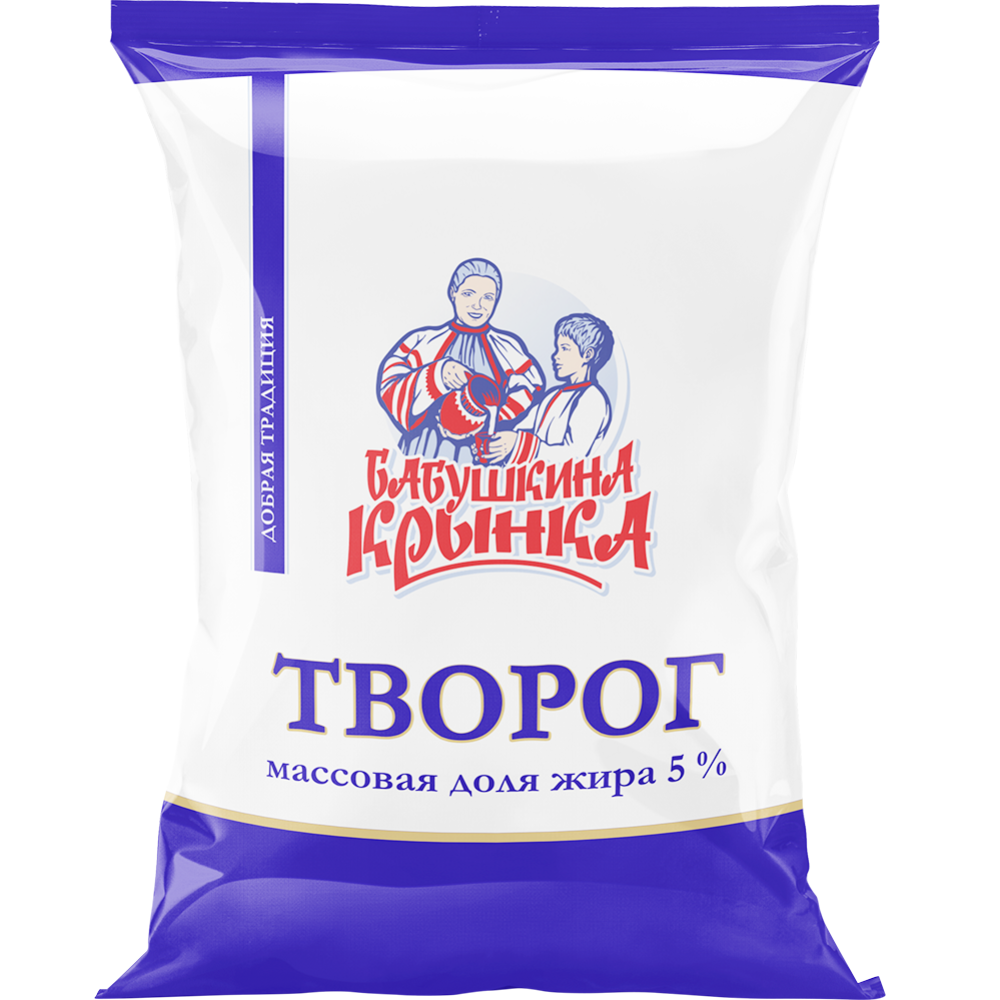 Творог «Бабушкина крынка» Деревенский, 5%, 200 г купить с доставкой ...
