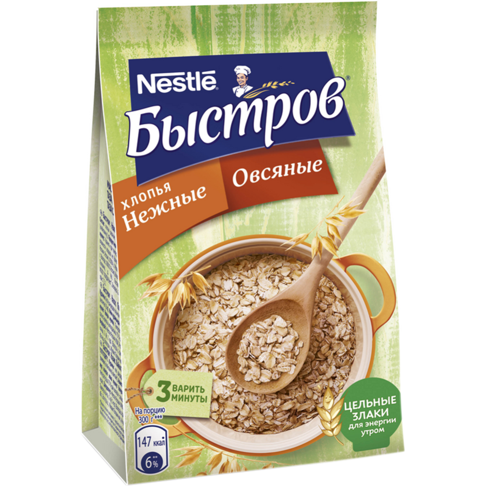 Овсяные хлопья «Быстров» Нежные, 350 г купить в Минске: недорого, в ...