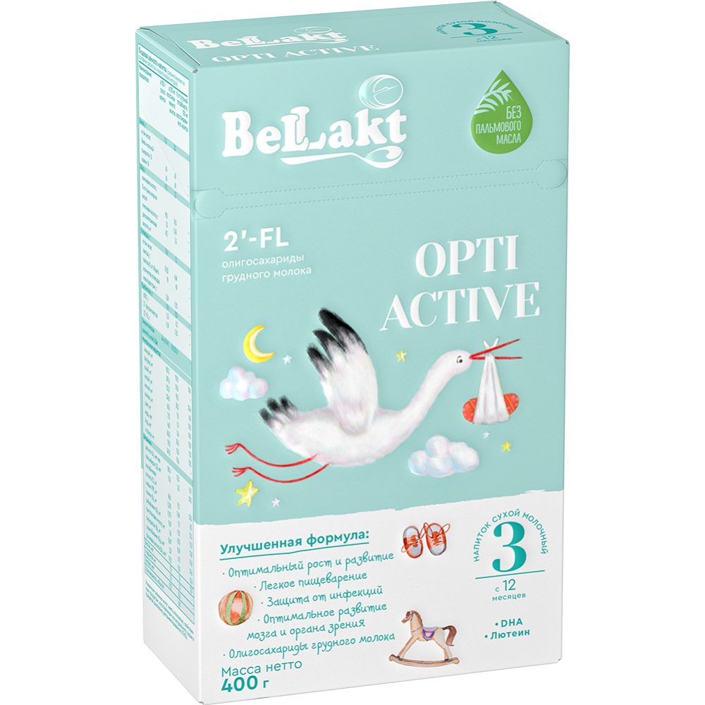 Напиток молочный сухой «Bellakt» Opti Active 3, 400 г #0