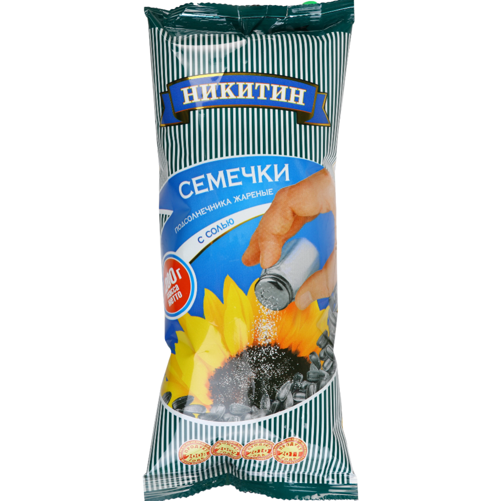 Семечки подсолнечника «Никитин» с солью, 200 г купить с доставкой, цены ...