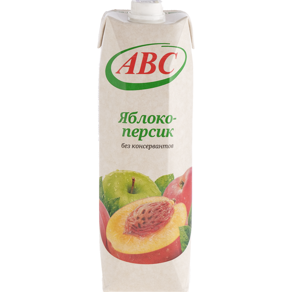Нектар «ABC» яблоко-персик, 1 л купить в Минске: недорого, в рассрочку ...