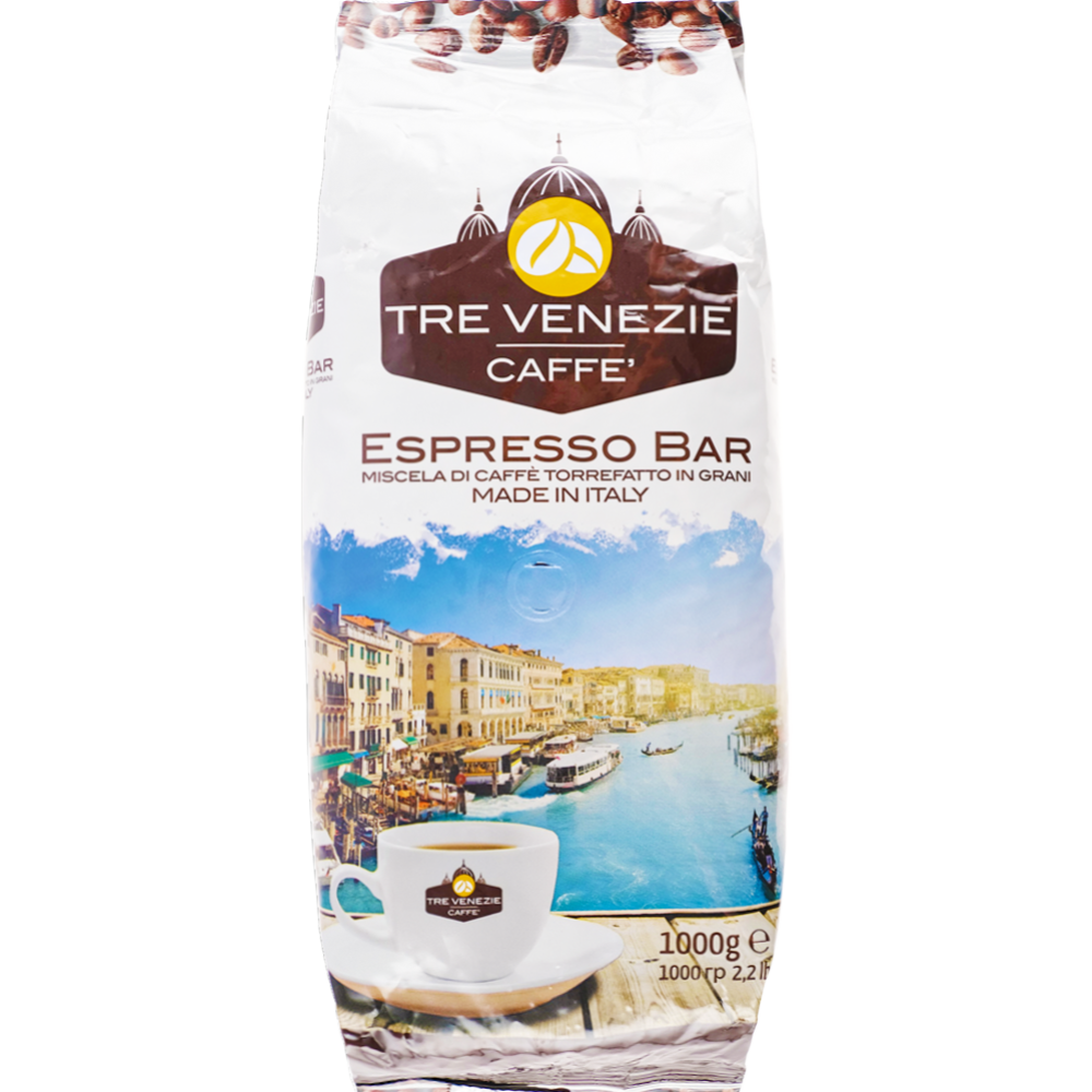 Кофе в зернах «Tre Venezie Caffe Espresso Bar» 1000 г купить с ...