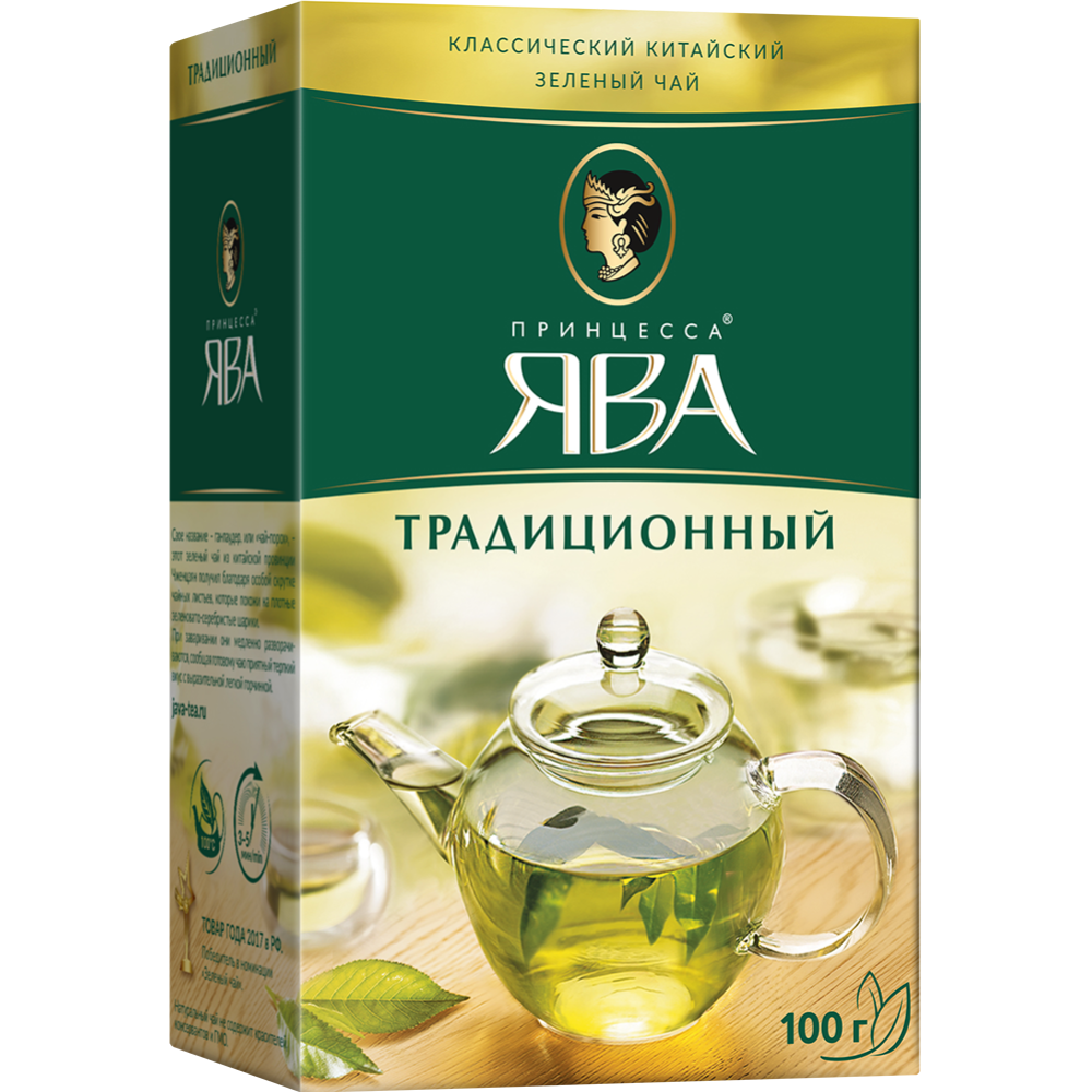 Чай зеленый «Принцесса Ява» традиционный, 100 г купить в Минске ...