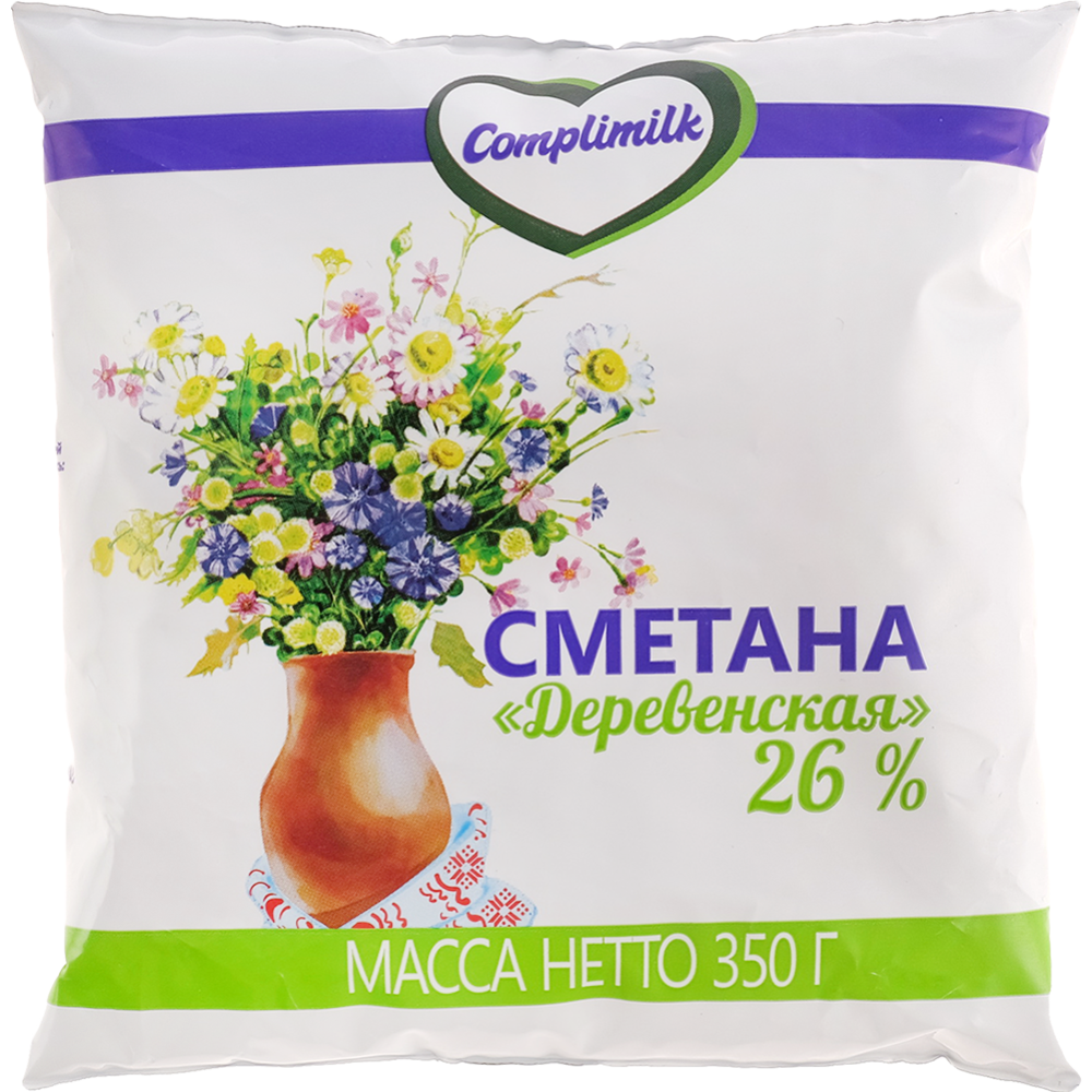 Сметана «Деревенская» 26%, 350 г купить с доставкой, цены в интернет ...