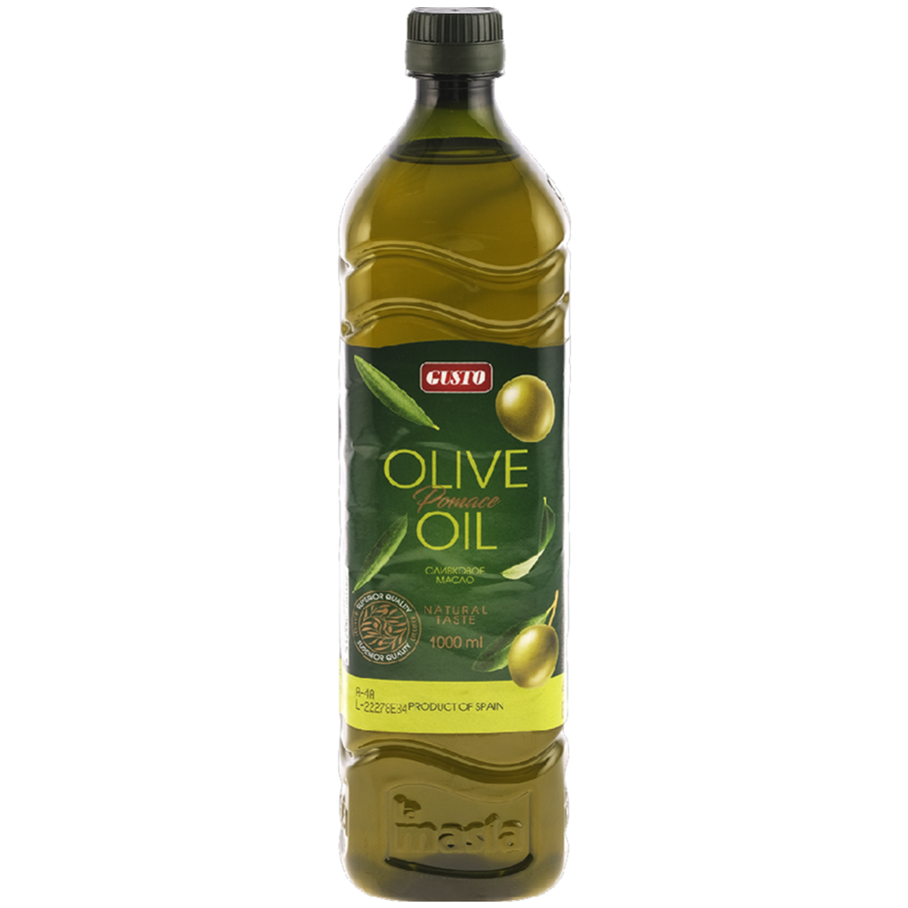 Масло оливковое «Gusto» Pomace, 1 л купить в Минске: недорого, в ...