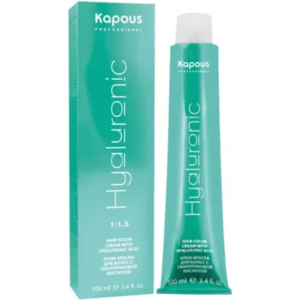 Крем-краска для волос «Kapous» Hyaluronic Acid, HY 6.1 темный блондин ...