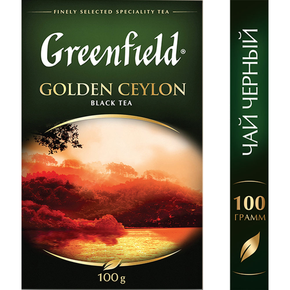 Чай черный «Greenfield» Golden Ceylon, 100 г купить с доставкой, цены в ...