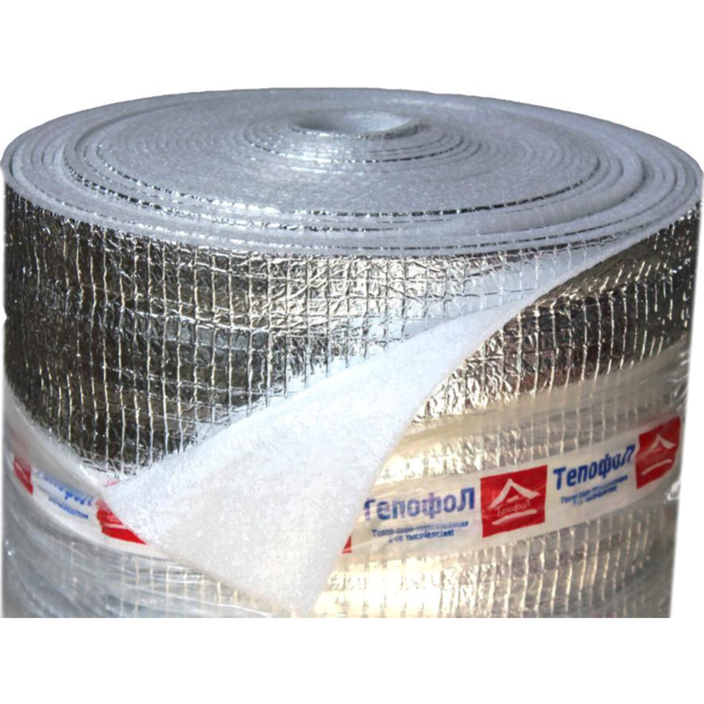 Мат теплоизоляционный «Тепофол» металлизированный, 5 мм х 1.2 м х 25 м ...