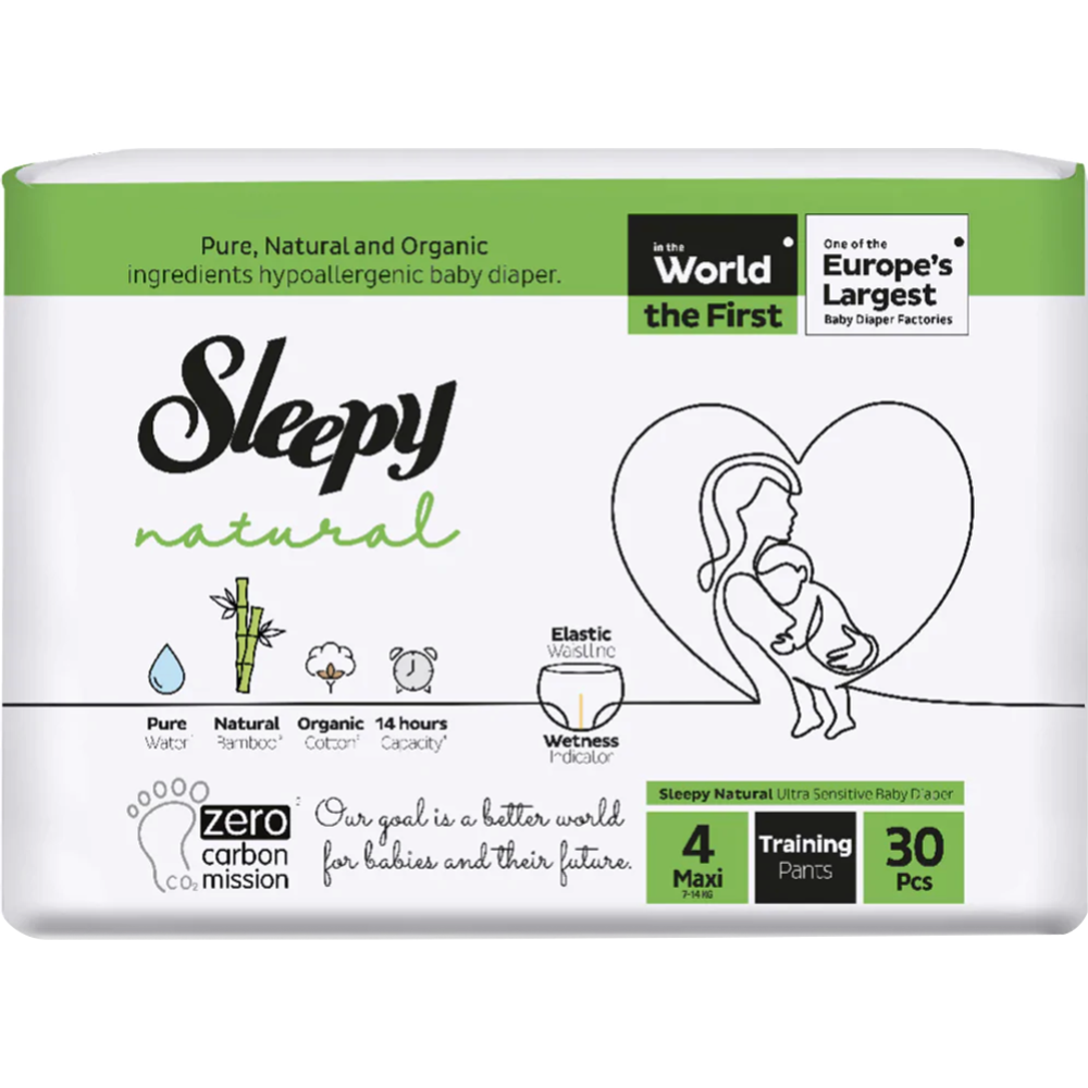 Детские подгузники-трусики «New Sleepy» jumbo pack, maxi, 7-14 кг, 30 ...