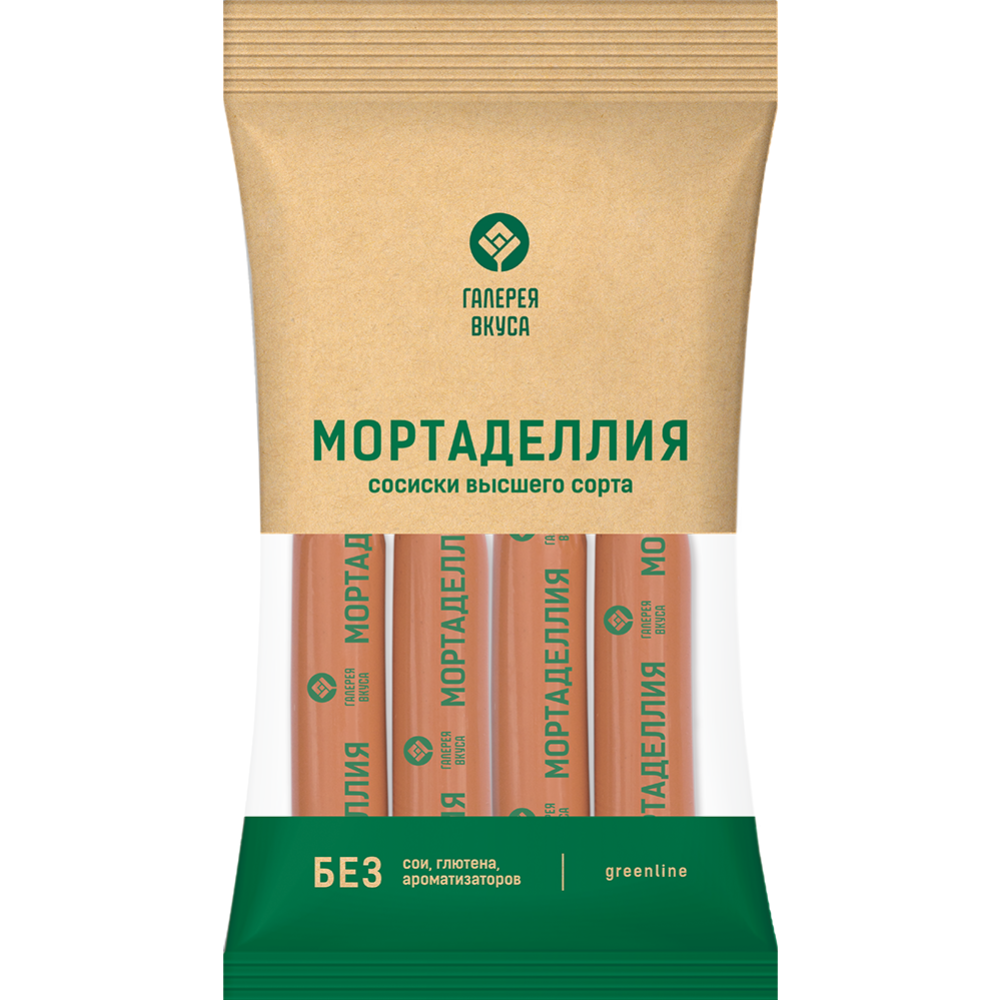 Сосиски из мяса птицы «Мортаделлия» высшего сорта, 320 г купить с ...