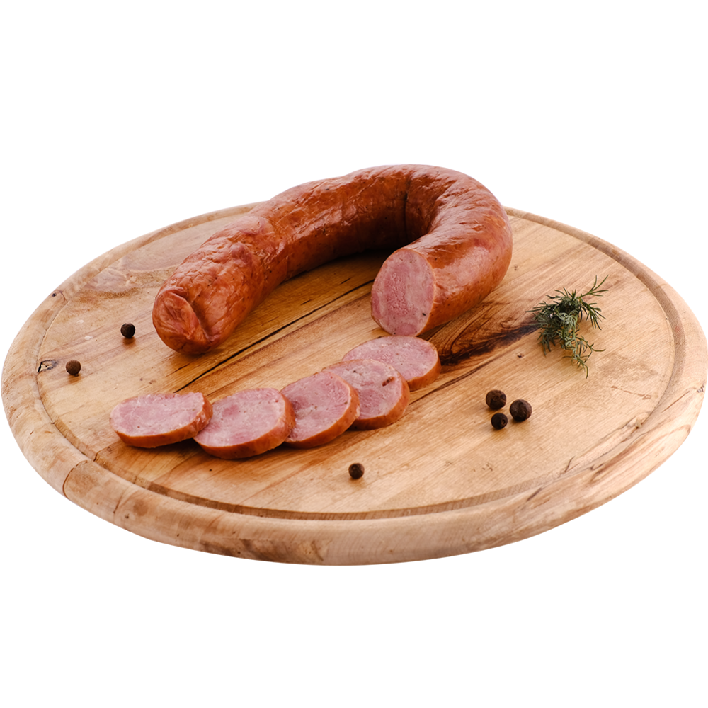 Колбаса «Дубовая из индейки» копчено-вареная, высшего сорта, 1 кг ...