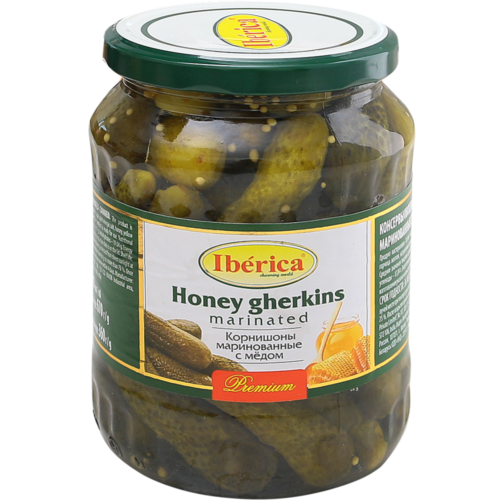 Корнишоны консервированные «Iberica» маринованные с медом, 670 г купить ...