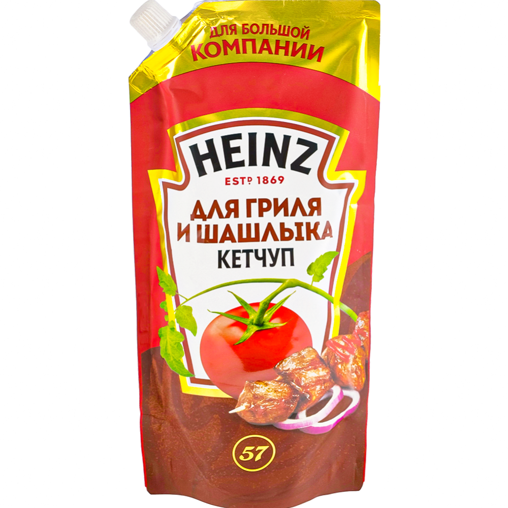 Кетчуп «Heinz» для гриля и шашлыка, 550 г #0