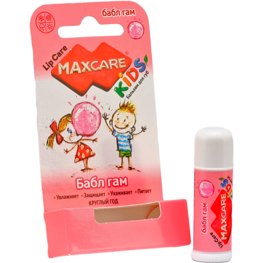 Бальзам для губ «Maxcare» детский, бабл гам, 4.7 г. купить в Минске ...