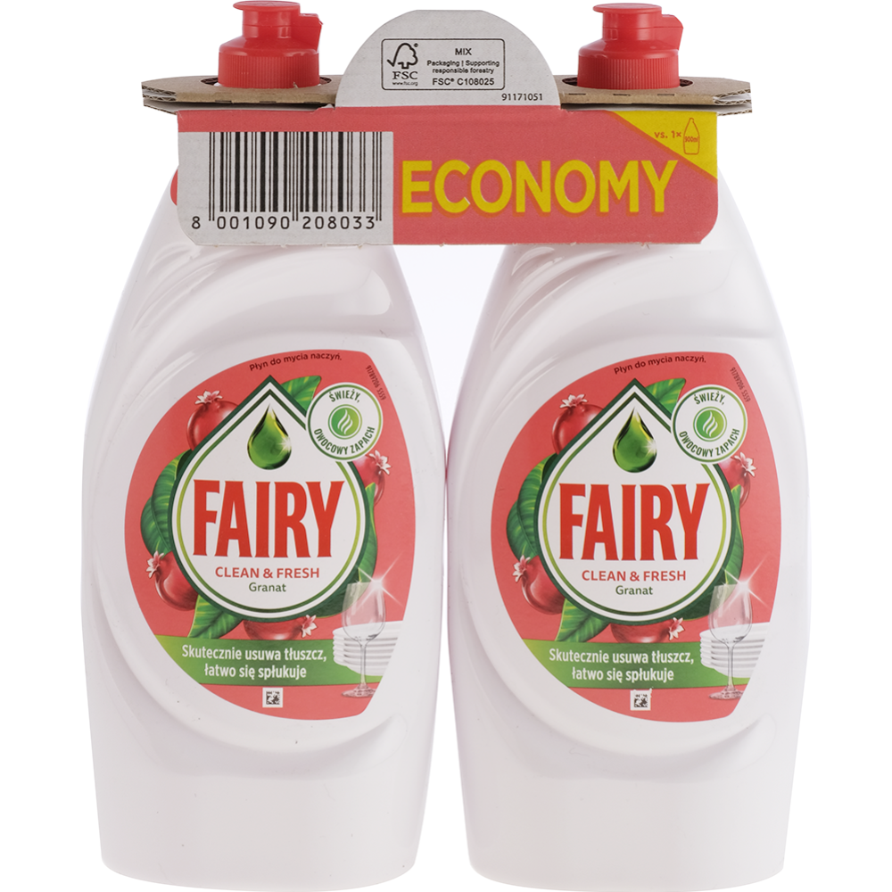 Средство для мытья посуды «Fairy» Гранат, 2х900 мл #0