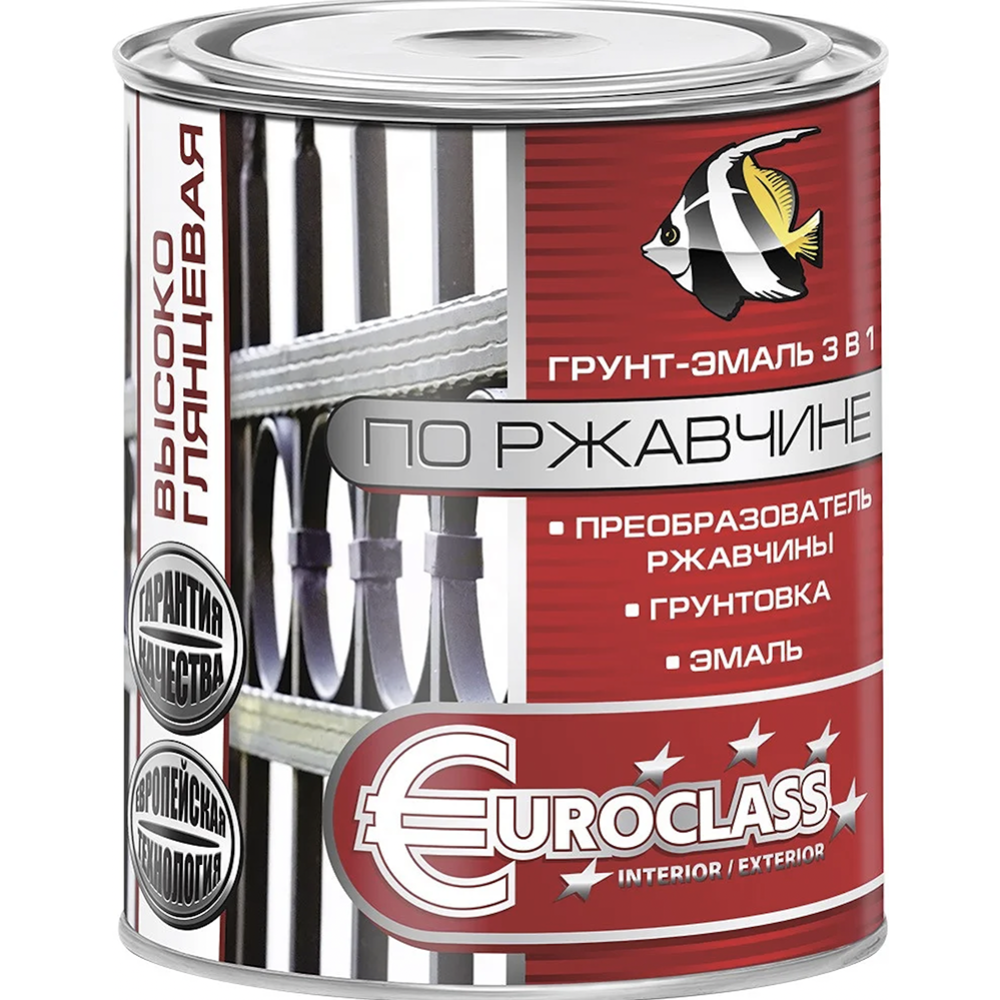 Грунт-эмаль «Euroclass» По Ржавчине, Бежевый, 0.9 кг купить в Минске ...