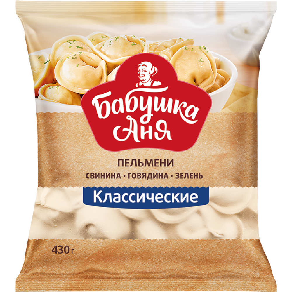 Пельмени «Бабушка Аня» Классические, 430 г купить с доставкой, цены в ...
