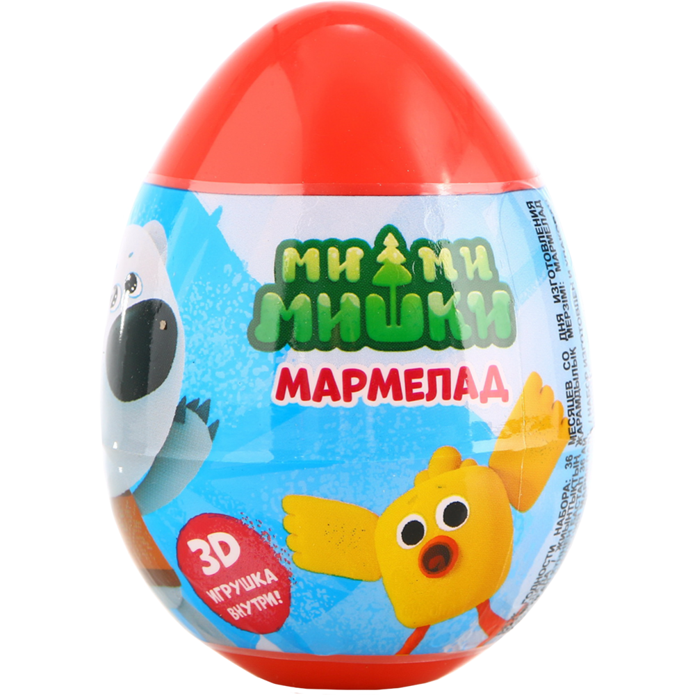 Мармелад жевательный «Ми-Ми-Мишки» с натуральным соком, 10 г купить в ...