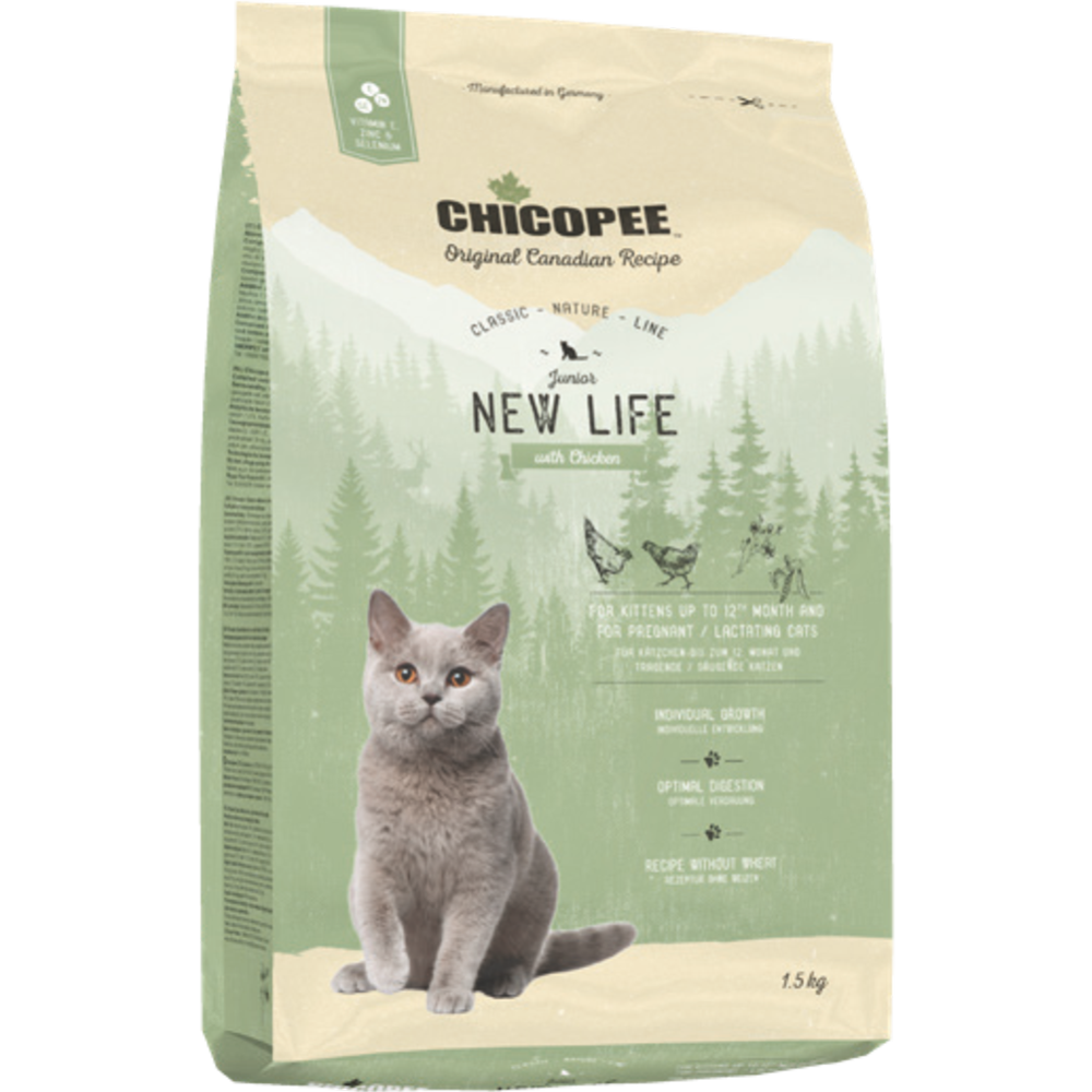 Корм для котят и беременных кошек «Чикопи» Сnl new life, 1.5 кг купить ...
