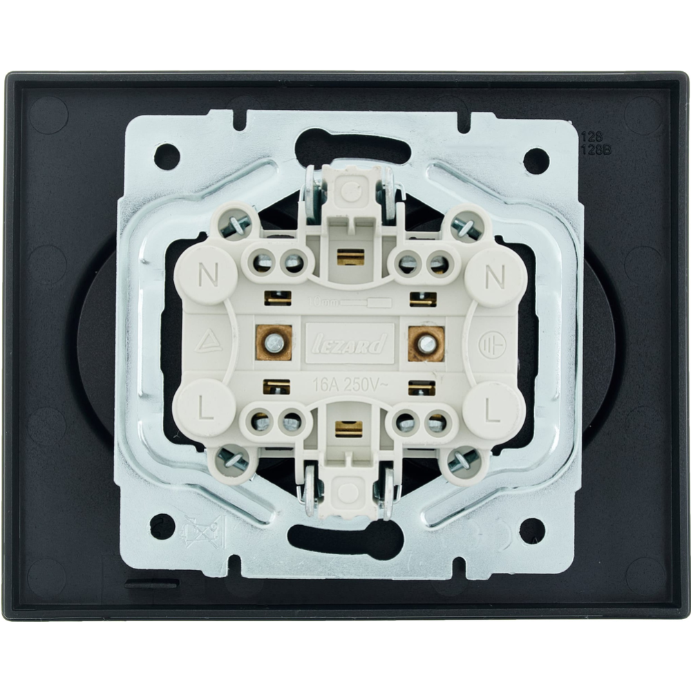 Розетка «Lezard» 742-4200-128B, чёрный бархат купить в Минске: недорого ...