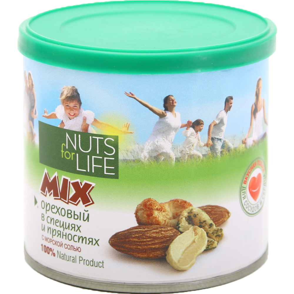 Смесь орехов «Nuts For Life» соленых, 115 г купить в Минске: недорого ...