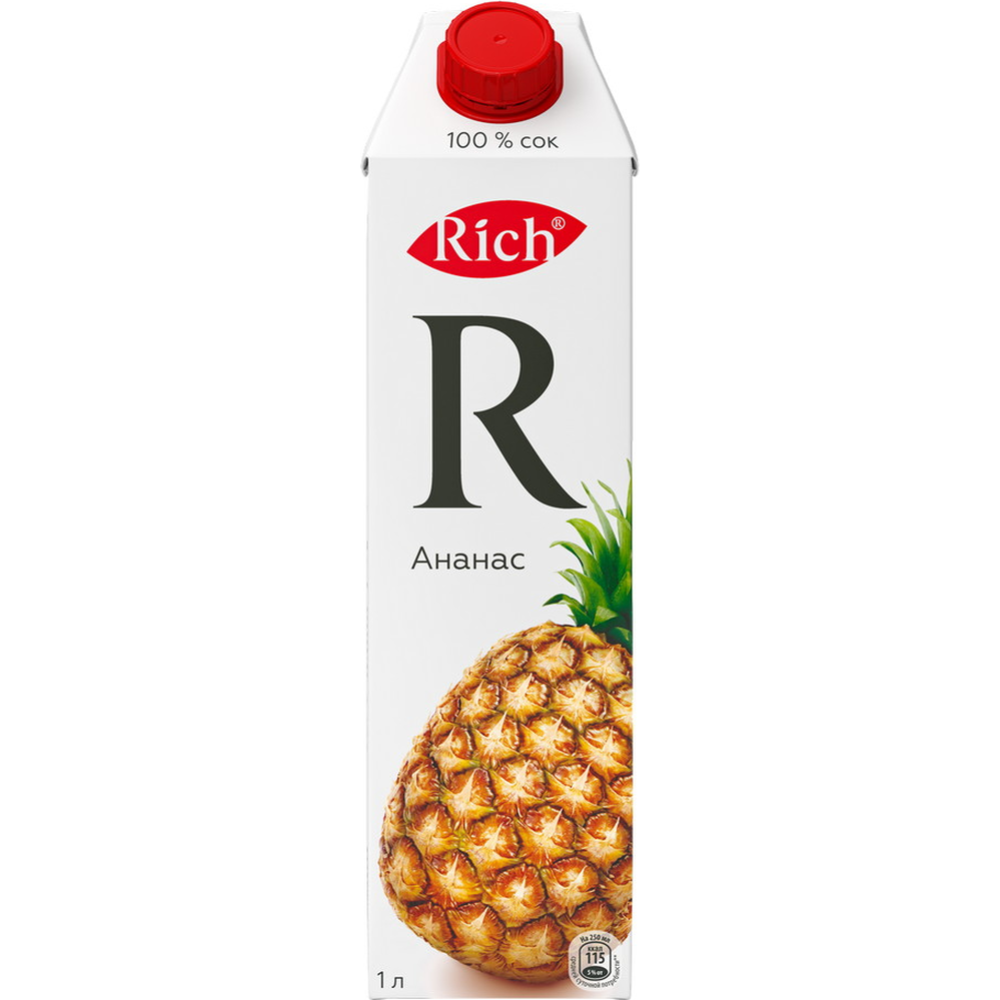 Сок «Rich» ананасовый, 1 л купить с доставкой, цены в интернет-магазине ...